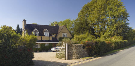 Traditional rural homes and immaculate gardens.