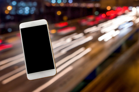 Traffic and network data usage with alternating bandwidths streaming and buffering with no latency.の写真素材