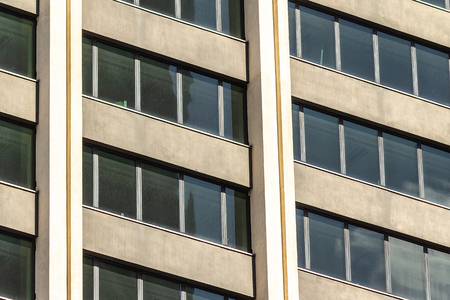 Big business with modern office building for finance or industry competition.  Success concept with copy space.の写真素材