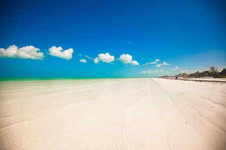 Perfect tropical beach with turquoise water