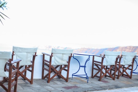 Santorini island in Greece, Europeの写真素材