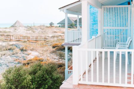 Beautiful balcony in a small boutique hotel