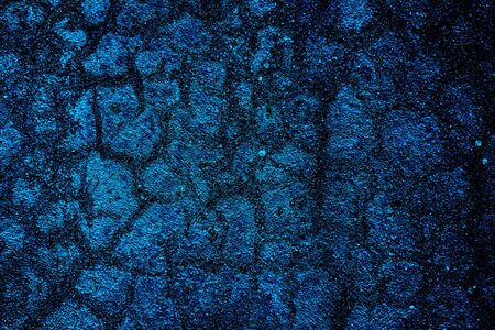 Blue colored background with textures of different shades of blueの写真素材