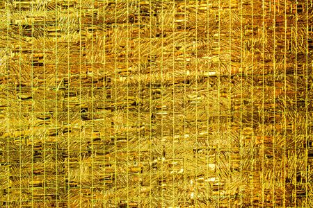 Yellow colored abstract glass background with textures of different shades of lemon yellow