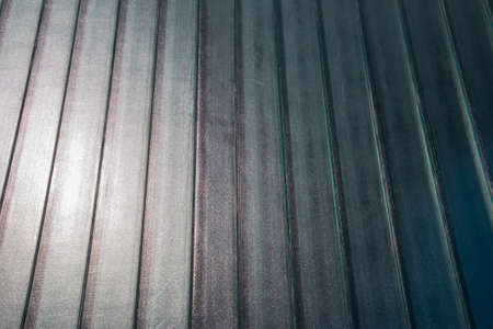 Sunlight shining on transparent plastic double wall panelsの写真素材