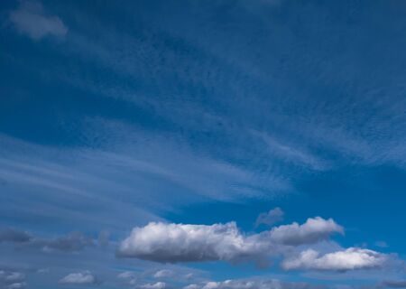 Clouds in blue skyの写真素材