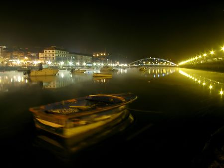 night riverの写真素材
