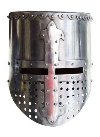 image of an old metal shield used in the antique agesの写真素材