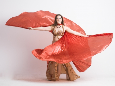 belly dancer womanの写真素材
