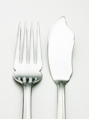 silver cookware photographed in an artistic wayの写真素材