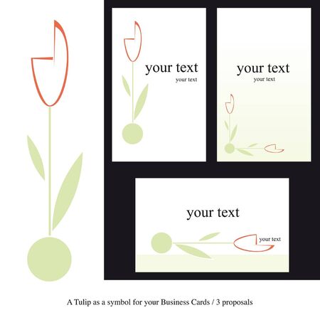 Business Cardsのイラスト素材