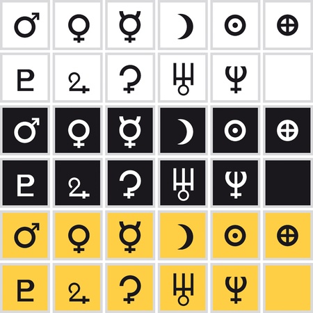 Set of planetsのイラスト素材