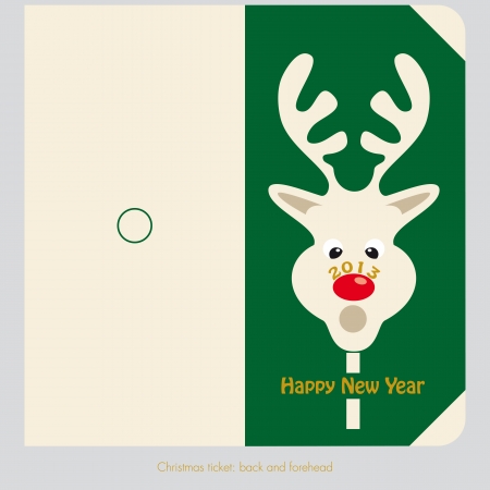 Christmas-greeting cardのイラスト素材