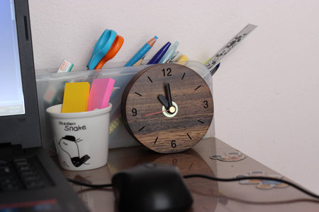 Table clockの写真素材