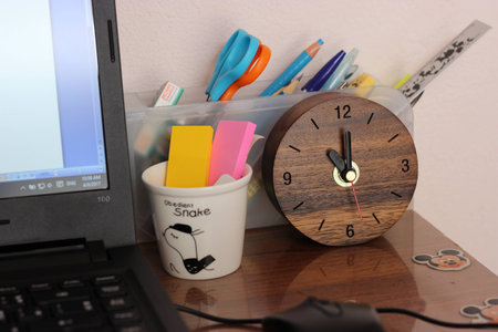 Table clockの写真素材