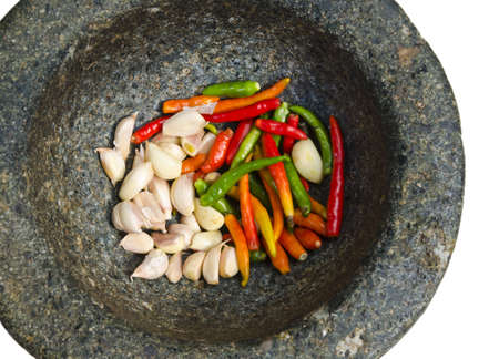 Hot ingredients for thai food の写真素材