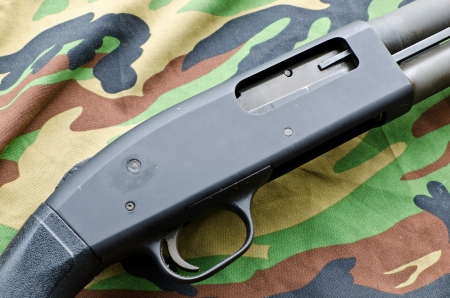 Black shotgunの写真素材