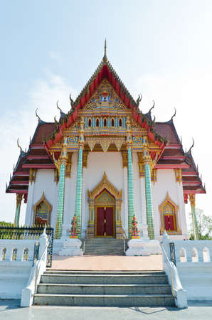 Beauty Buddhism temple from thailandの写真素材