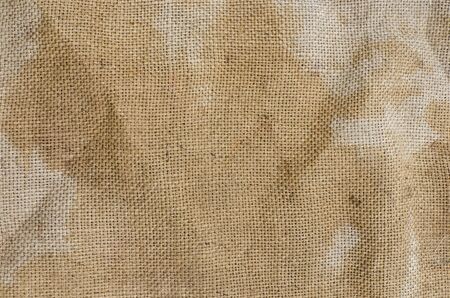Closeup old sack for backgroundの写真素材