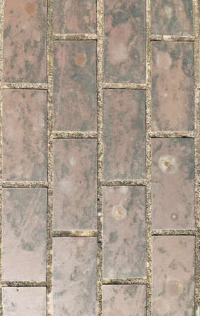 Rusty brick floor for backgroundの写真素材