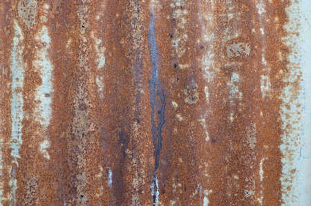 Damage rusty zinc plate for background