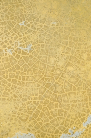 Old damage yellow floor for background userの写真素材