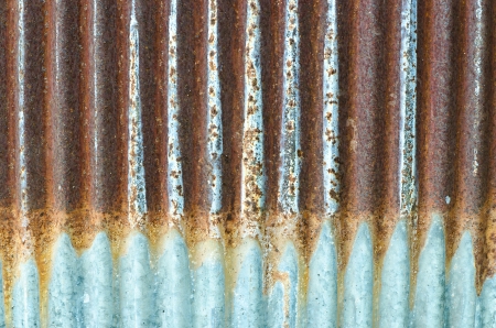 Rusty old zinc plateの写真素材