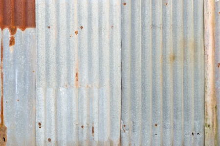  Very rusty old zinc wall
