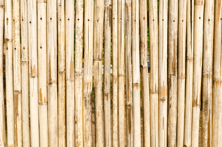 Old bamboo wallの写真素材