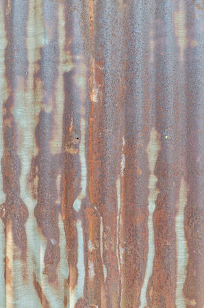 Old rusty zinc plateの写真素材