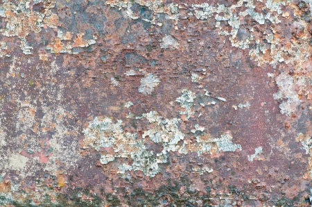 Very Old rusty damage steel floor