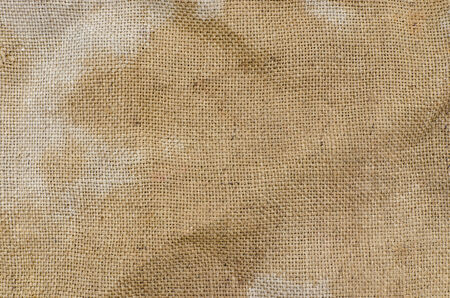 Closeup old dirty brown sackの写真素材
