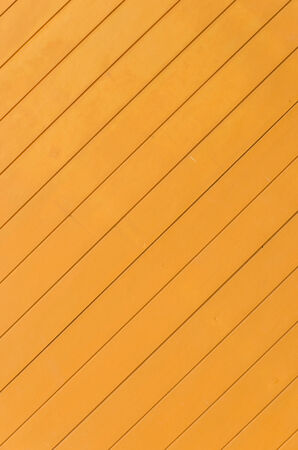 Orange color wood wallの写真素材