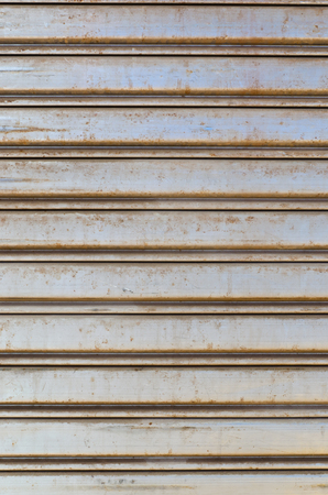 Rusty steel door for backgroundの写真素材