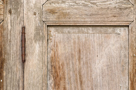 Rusty old door hinge