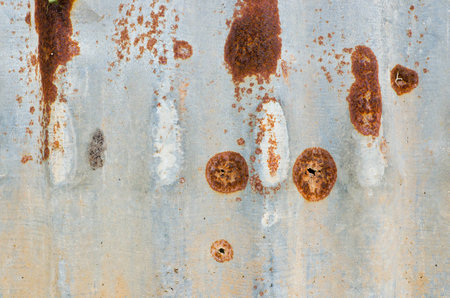 Old damage rusty steel plate