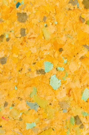 Rusty old foam surface closeup