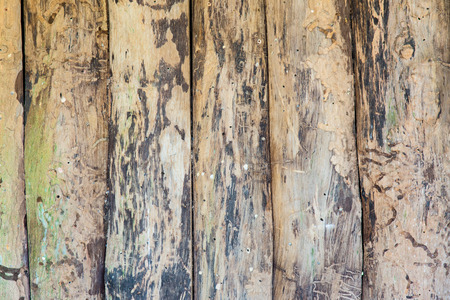 Rough old hardwood planksの写真素材