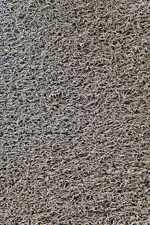 Closeup gray doormatの写真素材
