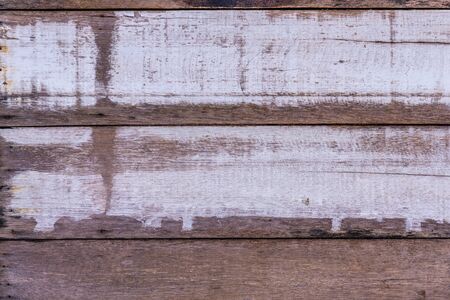 Closeup image of old color hardwood plank for backgroundの写真素材