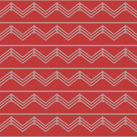 seamless ethnic patterns. knitted fabrics, Traditional tribal texture for garment, textile, apparel, costumeのイラスト素材