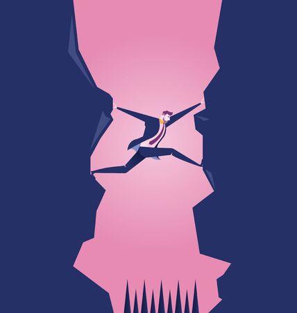 Business crisis - Business concept vectorのイラスト素材