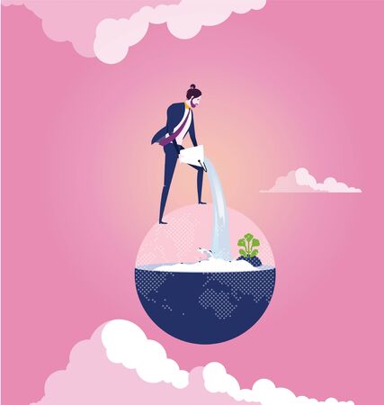 Environment concept - Business concept vectorのイラスト素材