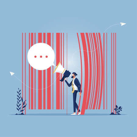 Company identity-Marketing and promotional campaign. Personal brand, self-positioning, individual brand strategy, build your personal brand conceptのイラスト素材