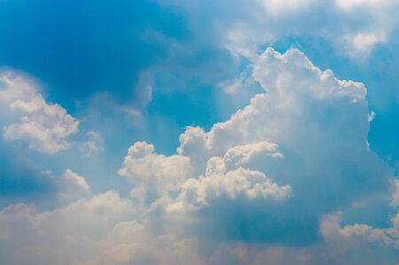 sky with clouds backgroundの写真素材