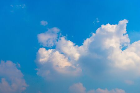 sky with clouds backgroundの写真素材