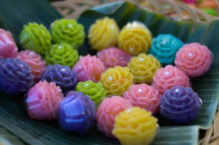 Dessert sweetmeat Thailand Savory and deliciousの写真素材