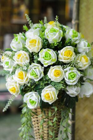 Flowers made from paperの写真素材