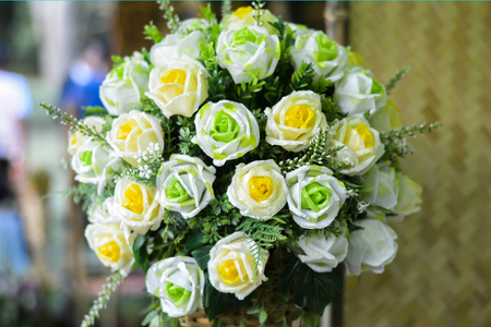 Flowers made from paperの写真素材