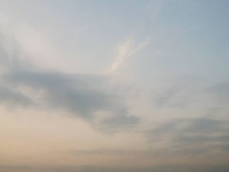 Dark Sky,Light shining, sunset, 
The sky is darkの写真素材